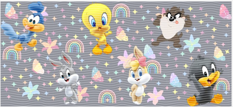 D32-Characters 5 Cup Wrap